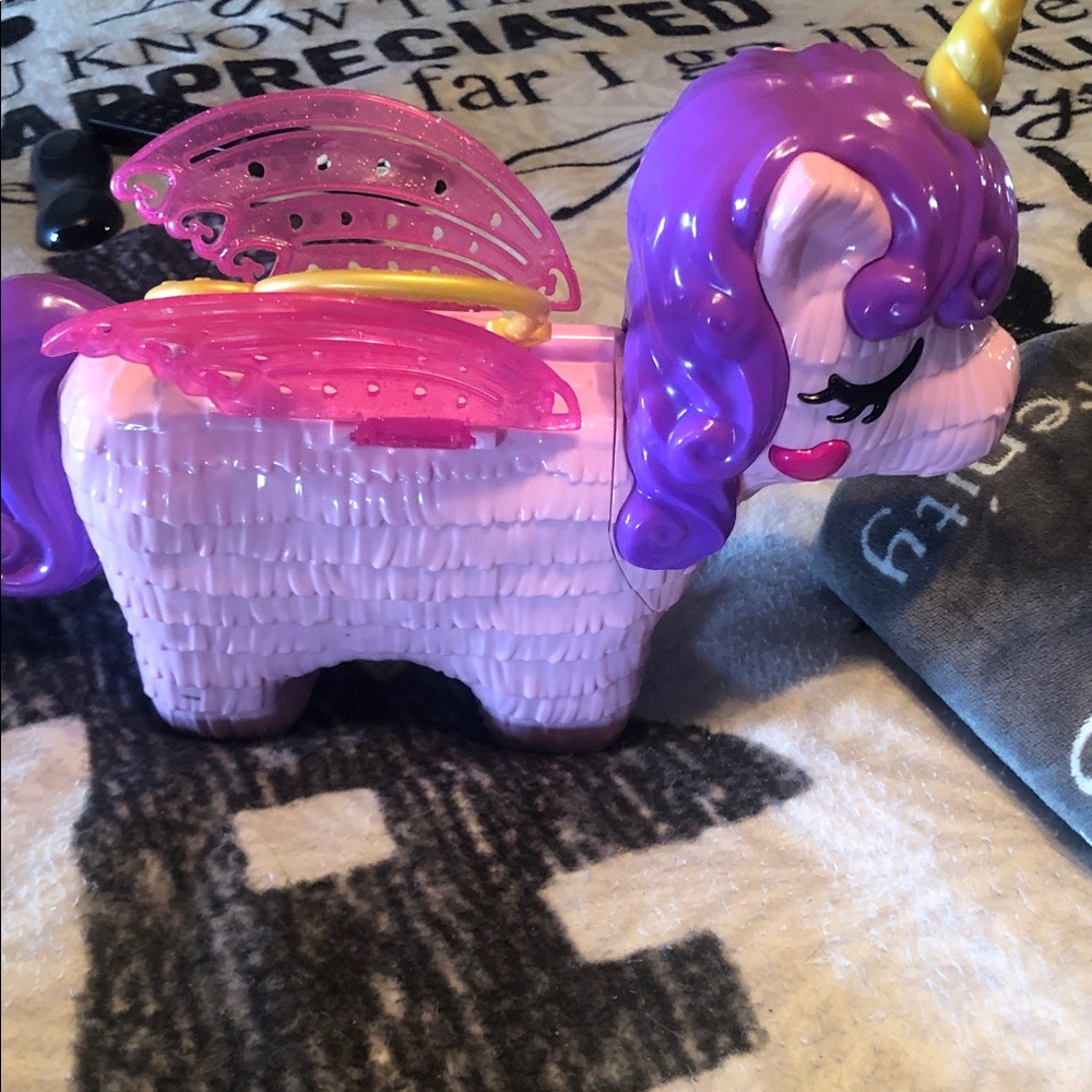 Pink and Purple Unicorn Winged Piñata Toy - Kids Dolls & Accessories